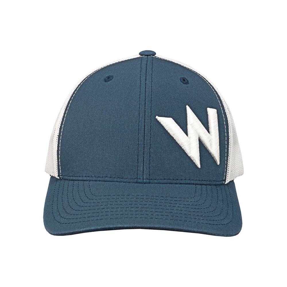 Blue & White Trucker Hat | Team Wendy